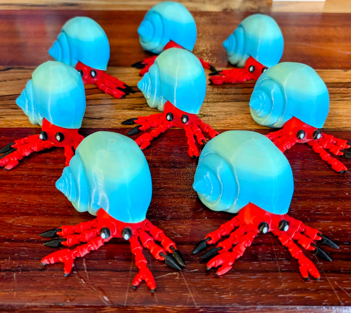Articulated hermit crabs