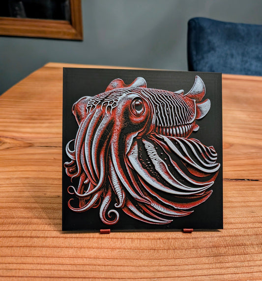 Cuttlefish Hueforge - red